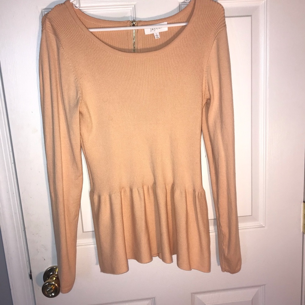 Peplum style professional shirt